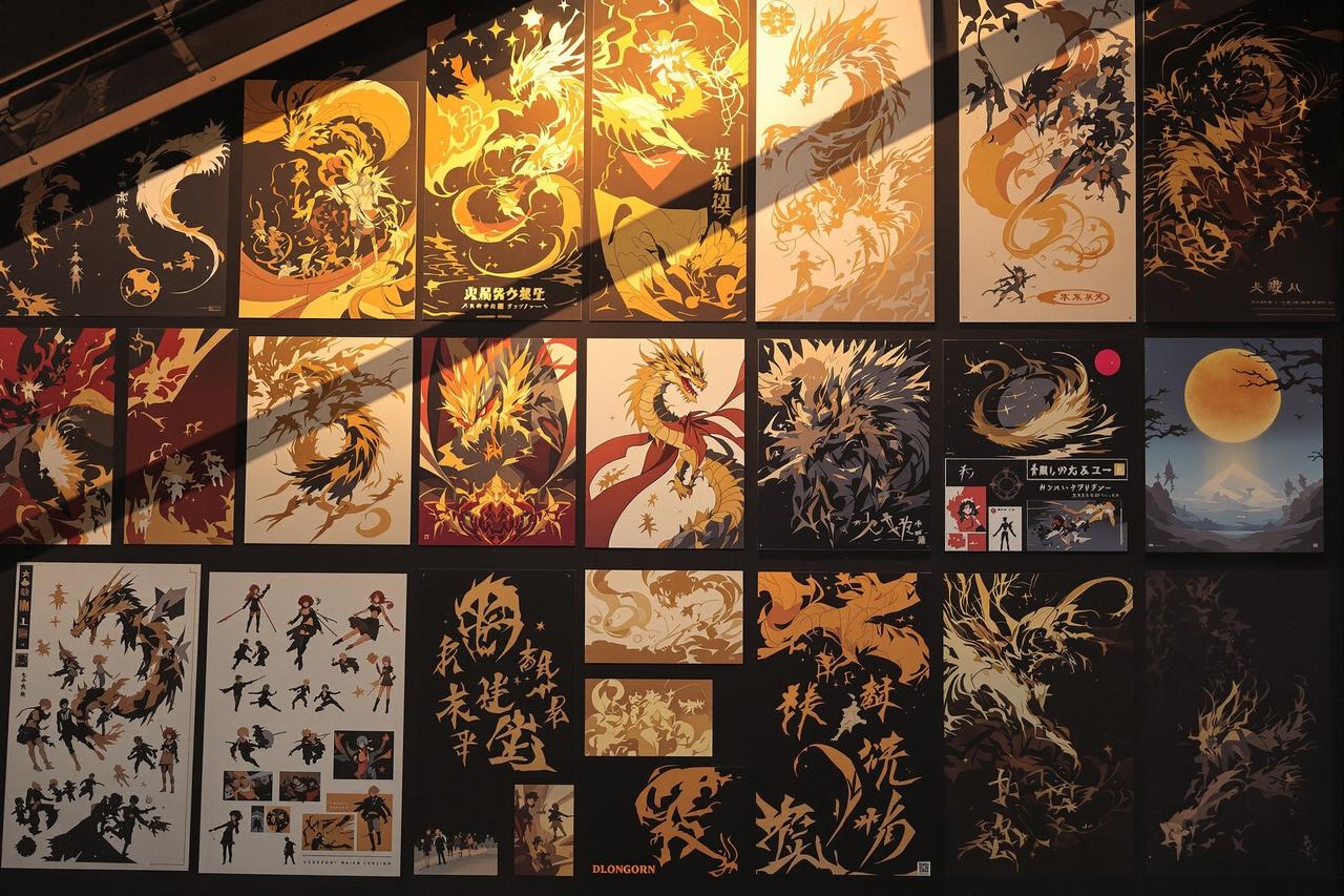 西红柿短剧作品展示 - 龙啸九天 — 原画设定集